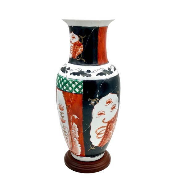 Kintsugi Vase Imari Victorian Style Gold Crack Personal Growth Gift Coming Soon! - Picture 5 of 12